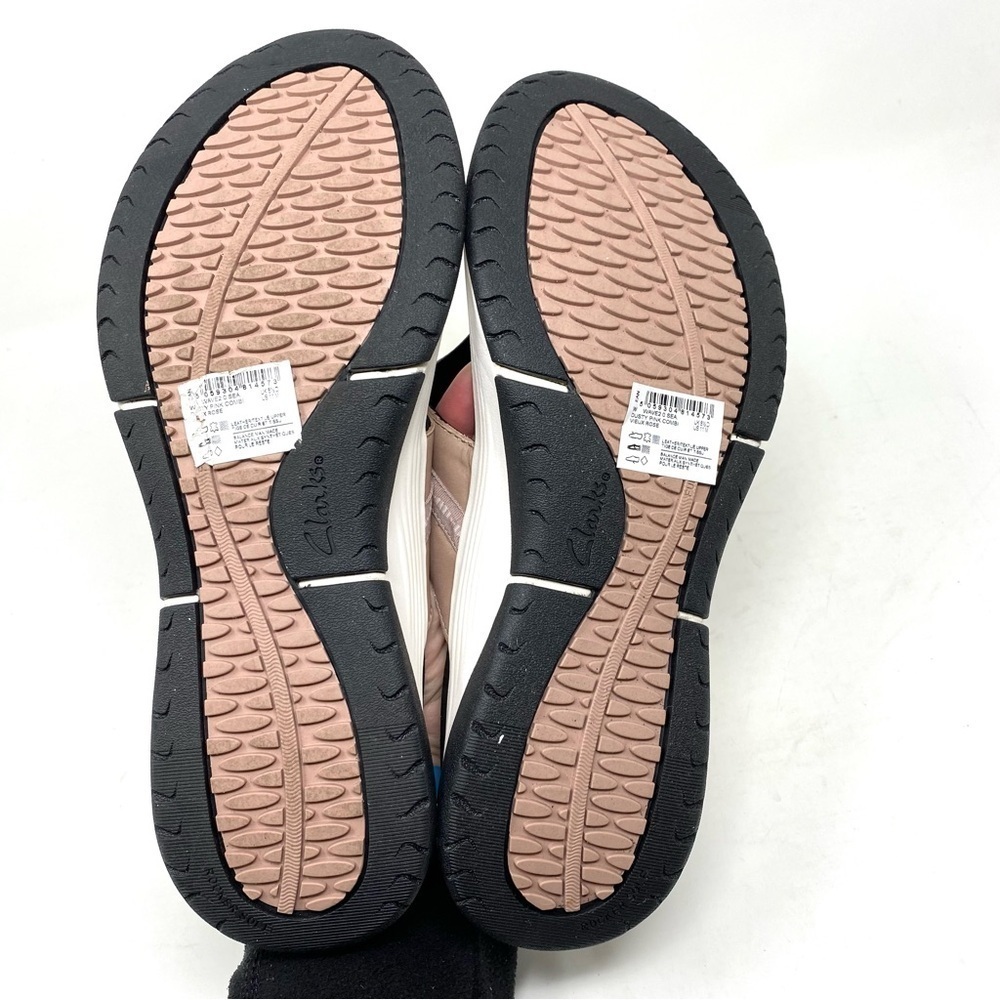Clarks Women's Wave 2.0 Leather Sandal Dusty Pink Combination - Picture 7 of 8